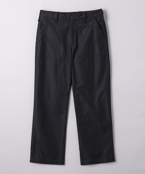 24SS美品 ユナイテッドアローズ バックサテン ファティーグ パンツ Mカーキ UNITED ARROWS｜オーガニックコットン バックサテン