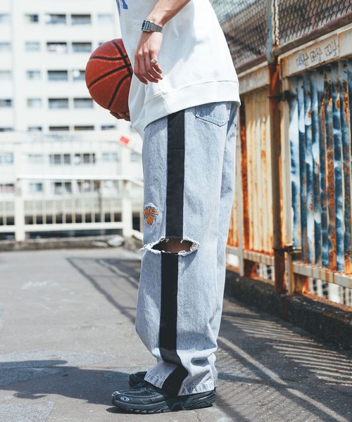 NBA（エヌビーエー）の「【NBA】別注/カットオフチームロゴワッペン