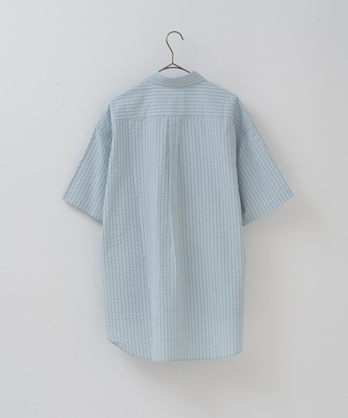 WHIMSIC(ウィムジック)の「【UNISEX】ショートスリーブフィッシングシャツ(シャツ/ブラウス・メンズ・グリーン/ブルー/グレー・FREE)」の5枚目の写真