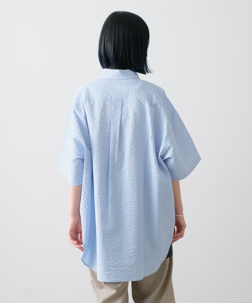 WHIMSIC(ウィムジック)の「【UNISEX】ショートスリーブフィッシングシャツ(シャツ/ブラウス・メンズ・グリーン/ブルー/グレー・FREE)」の17枚目の写真