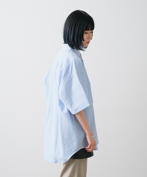 WHIMSIC(ウィムジック)の「【UNISEX】ショートスリーブフィッシングシャツ(シャツ/ブラウス・メンズ・グリーン/ブルー/グレー・FREE)」の18枚目の写真