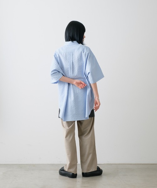 WHIMSIC(ウィムジック)の「【UNISEX】ショートスリーブフィッシングシャツ(シャツ/ブラウス・メンズ・グリーン/ブルー/グレー・FREE)」の19枚目の写真