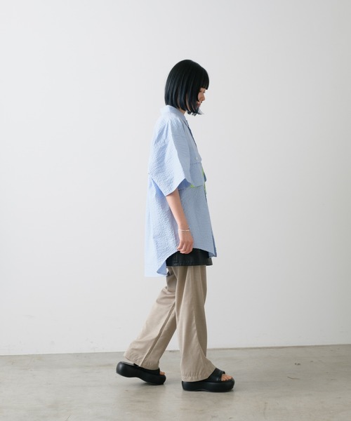 WHIMSIC(ウィムジック)の「【UNISEX】ショートスリーブフィッシングシャツ(シャツ/ブラウス・メンズ・グリーン/ブルー/グレー・FREE)」の20枚目の写真