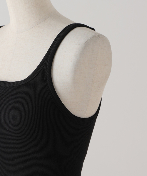 SLOBE IENA（スローブイエナ）の「PALM/パーム SLOBE別注 2SETキャミソール（キャミソール・レディース・ブラック/ベージュ・FREE）」の12枚目の写真