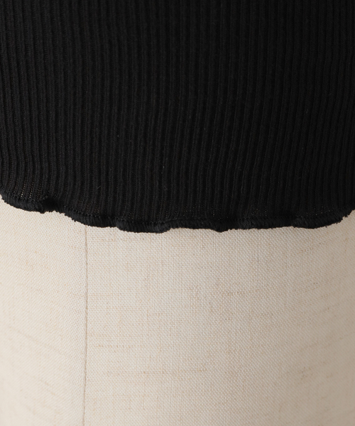 SLOBE IENA（スローブイエナ）の「PALM/パーム SLOBE別注 2SETキャミソール（キャミソール・レディース・ブラック/ベージュ・FREE）」の14枚目の写真