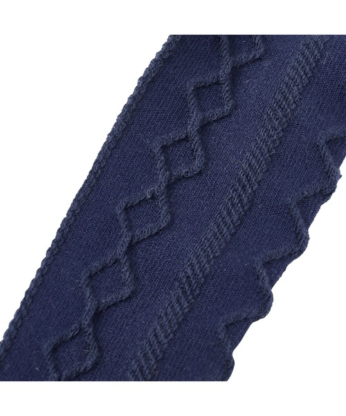 MIKI HOUSE（ミキハウス）の「ケーブル織り柄タイツ（タイツ/ストッキング・キッズ・ホワイト/ネイビー・100cm/130cm/80ｃｍ/90cm/120cm/110cm）」の8枚目の写真