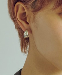 ニュアンス ドロップ フープ イヤリング