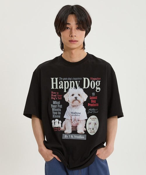 セール】【UNISEX】Wai Kei／マルチーズマガジンT（Tシャツ