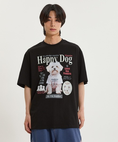 Tシャツ・カットソー Wai Kei MY HAPPY IS Long Sleeve T-Shirt Navy MUSINSA公式 | WAI KEI I am HAPPY short sleeve t-shirt navy