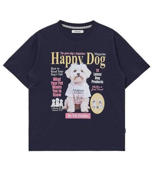 セール】【UNISEX】Wai Kei／マルチーズマガジンT（Tシャツ