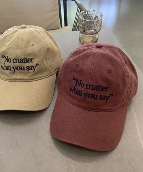 ammy.(エイミードット)の「【 ammy. / エイミードット 】 刺繍 英字 ロゴ キャップ(キャップ・レディース・ネイビー/ベージュ/レッド/ブラウン/グレー/ブラック・FREE)」の11枚目の写真