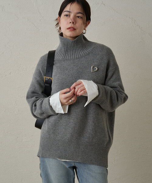 LOUNGEDRESS（ラウンジドレス）の「WOOLタートルニット（ニット