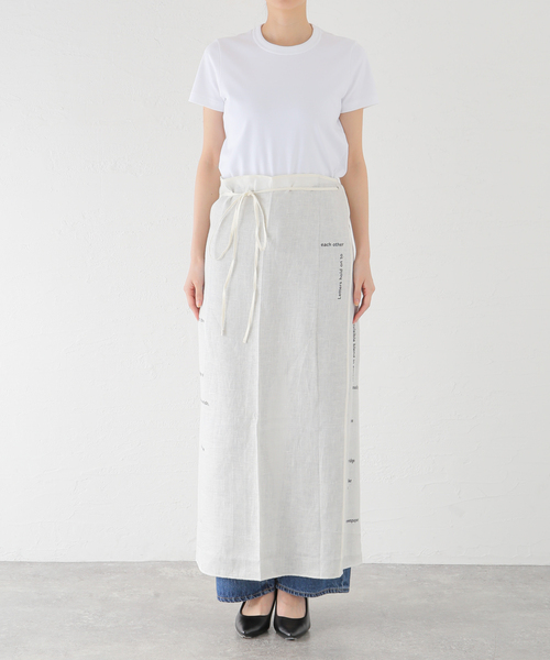 24ss【BASERANGE/ベースレンジ】WRAP PAGE SKIRT セール】BASERANGE/ベースレンジ WRAP PAGE スカート（スカート