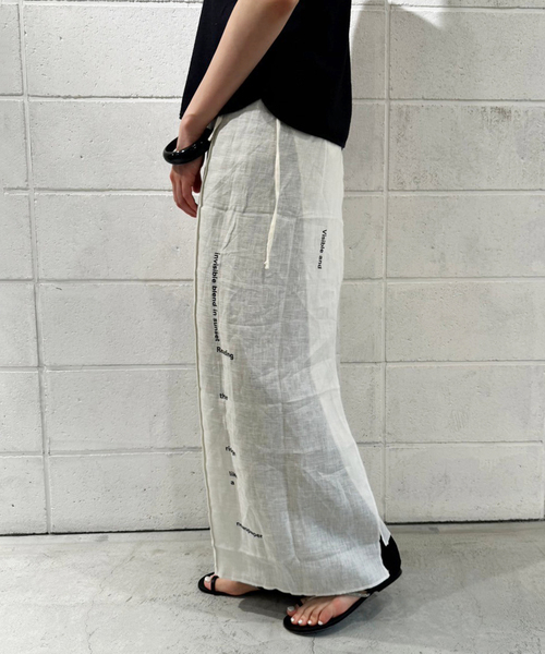 セール】BASERANGE/ベースレンジ WRAP PAGE スカート（スカート