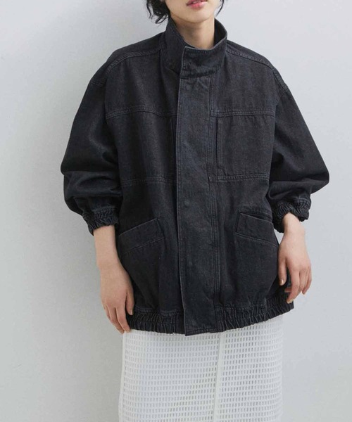 アダムエロペ　デニムジャケット　スタンドカラー ADAM ET ROPE'（アダムエロペ）の「《定番》【コットンUSA