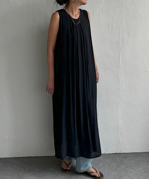 LBC（エルビーシー）の「RTスラブ2WAYリボンワンピース（ワンピース・レディース・チャコールグレー/レッド/ブラック・M）」の2枚目の写真