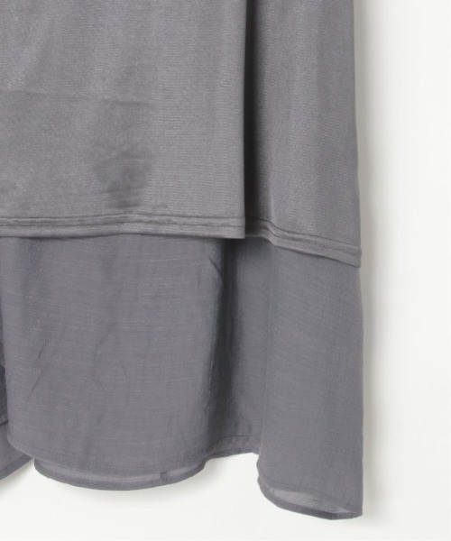 LBC（エルビーシー）の「RTスラブ2WAYリボンワンピース（ワンピース・レディース・チャコールグレー/レッド/ブラック・M）」の6枚目の写真