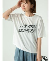 Lugnoncure | 【接触冷感】発泡ロゴプリントTシャツ(Tシャツ/カットソー)