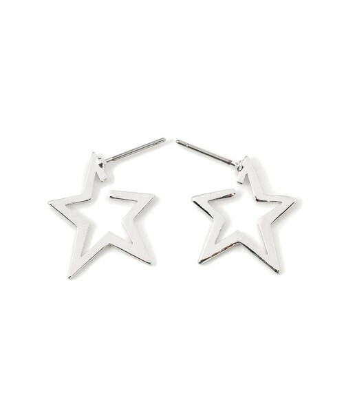 B:MING by BEAMS（ビーミングバイビームス）の「スター ピアス（ピアス（両耳用）・レディース・シルバー/ゴールド・ONE SIZE）」の3枚目の写真