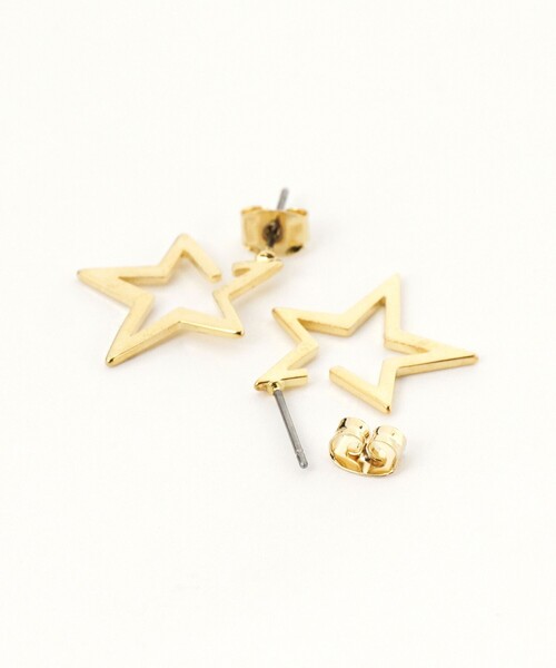 B:MING by BEAMS（ビーミングバイビームス）の「スター ピアス（ピアス（両耳用）・レディース・シルバー/ゴールド・ONE SIZE）」の6枚目の写真