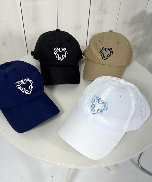 CRB（シーアールビー）の「ロゴハートキャップ（キャップ・レディース・オフホワイト/ブラック/ネイビー/ベージュ・F）」の18枚目の写真