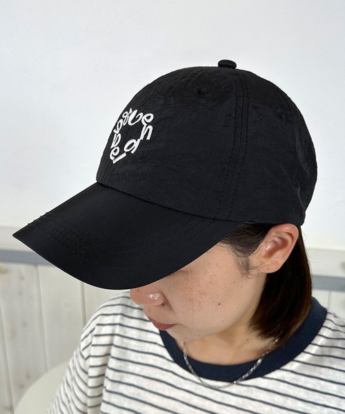 CRB（シーアールビー）の「ロゴハートキャップ（キャップ・レディース・オフホワイト/ブラック/ネイビー/ベージュ・F）」の15枚目の写真