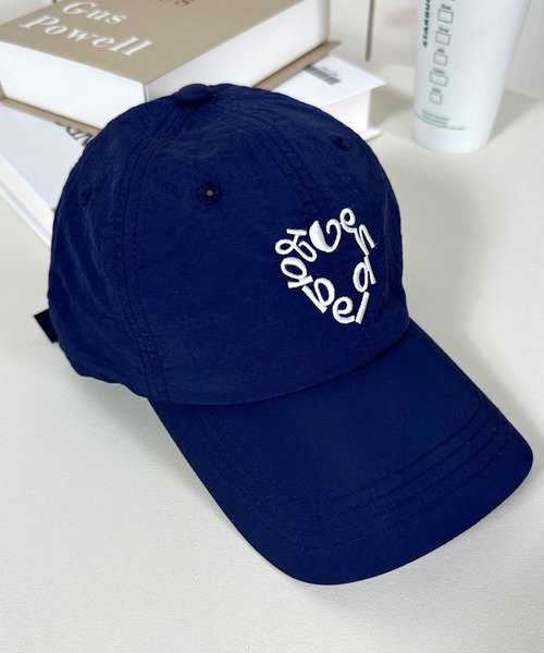 CRB（シーアールビー）の「ロゴハートキャップ（キャップ・レディース・オフホワイト/ブラック/ネイビー/ベージュ・F）」の10枚目の写真