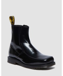 DURROW ジップ ブーツ Dr. Martens ドクターマーチン UK7 Dr Martens☆DURROW ジップ ブーツ☆兼用☆BLACK BUTTERO (Dr