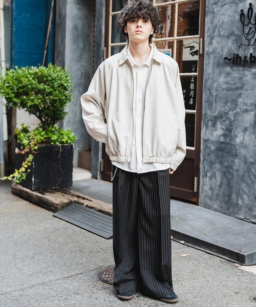 オーバーサイズドルマンスリーブショートブルゾン（ブルゾン）｜Rocky