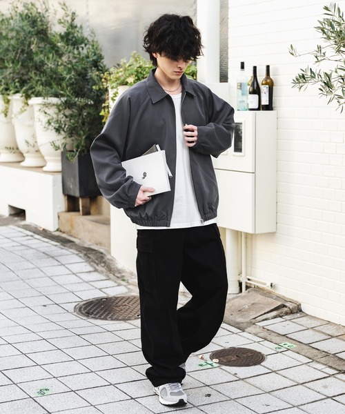 オーバーサイズドルマンスリーブショートブルゾン（ブルゾン）｜Rocky