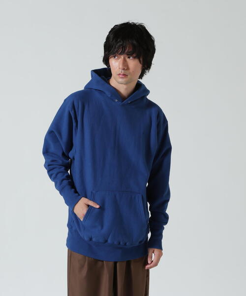 ATON（エイトン）の「ATON (エイトン) NATURAL DYE URAKE | HOODIE ナチュラルダイフーディー（パーカー・メンズ・ベージュ/その他1/グレー/ブルー・4/6/2）」の17枚目の写真