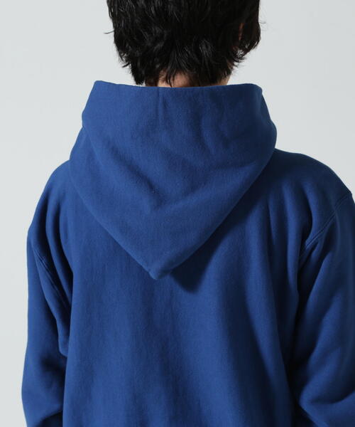 ATON（エイトン）の「ATON (エイトン) NATURAL DYE URAKE | HOODIE ナチュラルダイフーディー（パーカー・メンズ・ベージュ/その他1/グレー/ブルー・4/6/2）」の8枚目の写真