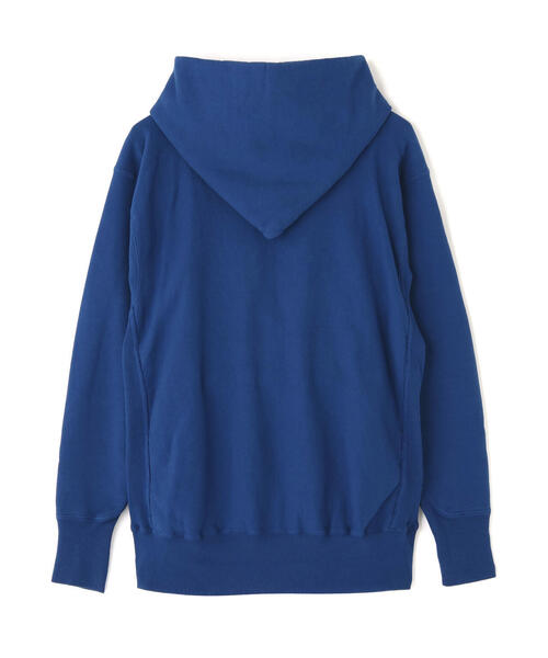 ATON（エイトン）の「ATON (エイトン) NATURAL DYE URAKE | HOODIE ナチュラルダイフーディー（パーカー・メンズ・ベージュ/その他1/グレー/ブルー・4/6/2）」の9枚目の写真