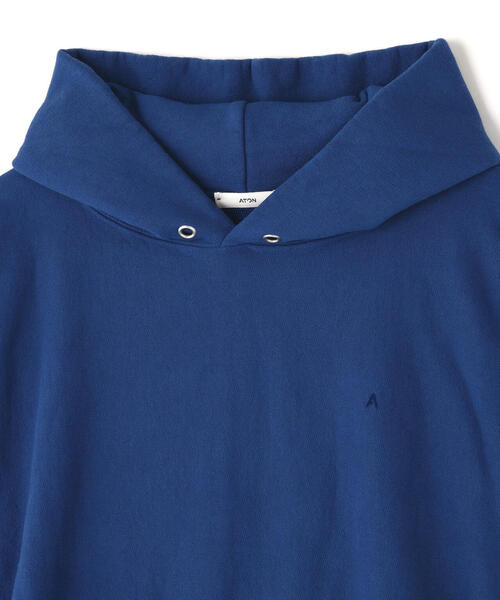 ATON（エイトン）の「ATON (エイトン) NATURAL DYE URAKE | HOODIE ナチュラルダイフーディー（パーカー・メンズ・ベージュ/その他1/グレー/ブルー・4/6/2）」の14枚目の写真