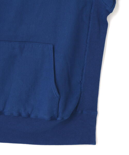 ATON（エイトン）の「ATON (エイトン) NATURAL DYE URAKE | HOODIE ナチュラルダイフーディー（パーカー・メンズ・ベージュ/その他1/グレー/ブルー・4/6/2）」の15枚目の写真