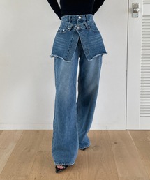 SHEPP | レイヤード デニムパンツ(デニムパンツ)