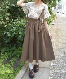 axes femme | サス付フレアスカート(スカート)