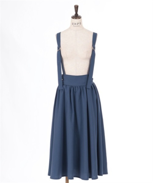 axes femme(アクシーズファム)の「サス付フレアスカート(スカート・レディース・ネイビー/ブラウン/グレイッシュベージュ・FREE)」の17枚目の写真