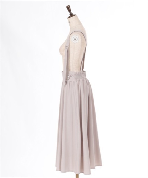 axes femme(アクシーズファム)の「サス付フレアスカート(スカート・レディース・ネイビー/ブラウン/グレイッシュベージュ・FREE)」の5枚目の写真