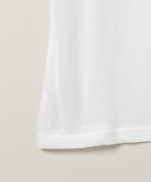 JEANASIS(ジーナシス)の「シアーテンジクJUSTロンTEE/144144(Tシャツ/カットソー・レディース・イエロー/ホワイト/ブラック/ライトブルー・FREE)」の9枚目の写真