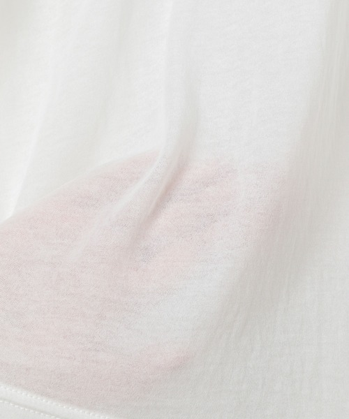 JEANASIS(ジーナシス)の「シアーテンジクJUSTロンTEE/144144(Tシャツ/カットソー・レディース・イエロー/ホワイト/ブラック/ライトブルー・FREE)」の11枚目の写真