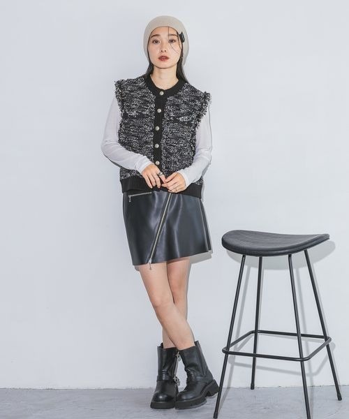 JEANASIS(ジーナシス)の「シアーテンジクJUSTロンTEE/144144(Tシャツ/カットソー・レディース・イエロー/ホワイト/ブラック/ライトブルー・FREE)」の15枚目の写真