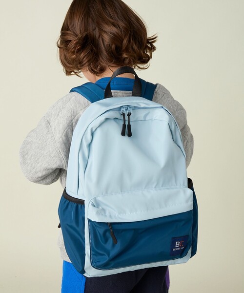 BEAMS mini（ビームスミニ）の「カラー デイパック 2024FW（バックパック/リュック・キッズ・サックスブルー/グリーン/ピンク・ONE SIZE）」の9枚目の写真