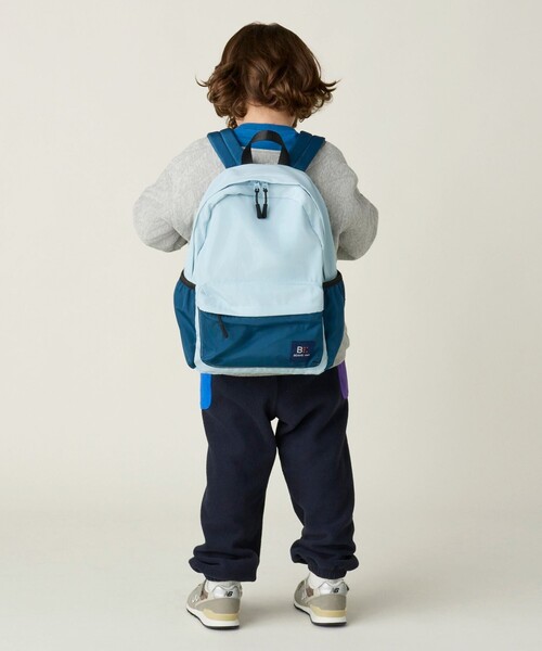 BEAMS mini（ビームスミニ）の「カラー デイパック 2024FW（バックパック/リュック・キッズ・サックスブルー/グリーン/ピンク・ONE SIZE）」の11枚目の写真