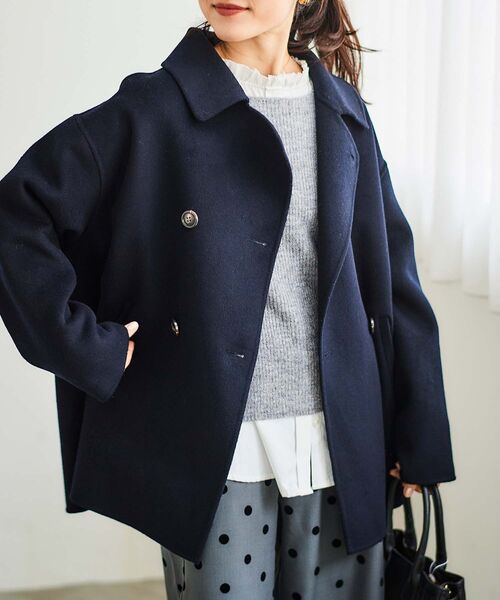 セール】リバーオープンカラーミドルコート（その他アウター）｜le