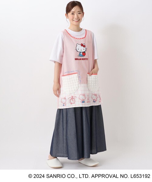 セール】サンリオキャラクターズ エプロン ハローキティ（エプロン