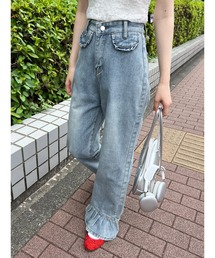 WC | フリルデザインデニムパンツ(デニムパンツ)