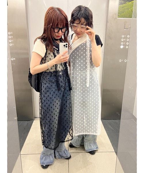 WC（ダブル シー）の「フリルデザインデニムパンツ（デニムパンツ・レディース・ブルー・FREE）」の19枚目の写真