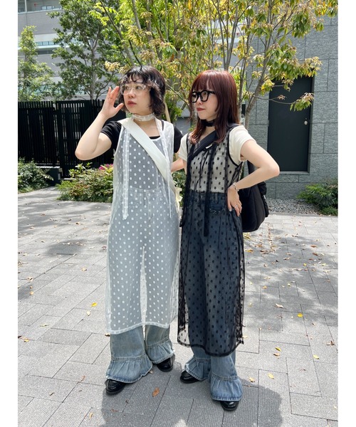 WC（ダブル シー）の「フリルデザインデニムパンツ（デニムパンツ・レディース・ブルー・FREE）」の21枚目の写真