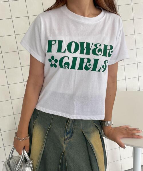 セール】FLOWER GIRLS プリントTシャツ（Tシャツ/カットソー